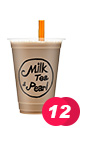 12 Jasmine Green Milk Tea 珍珠奶綠